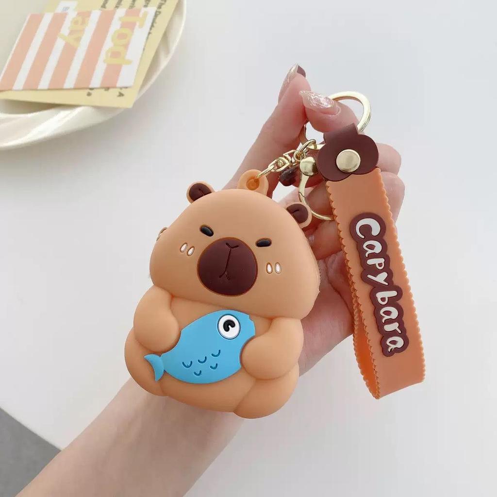 Adorable Capybara Silicone Coin Purse - Cute Cartoon Design for Kids