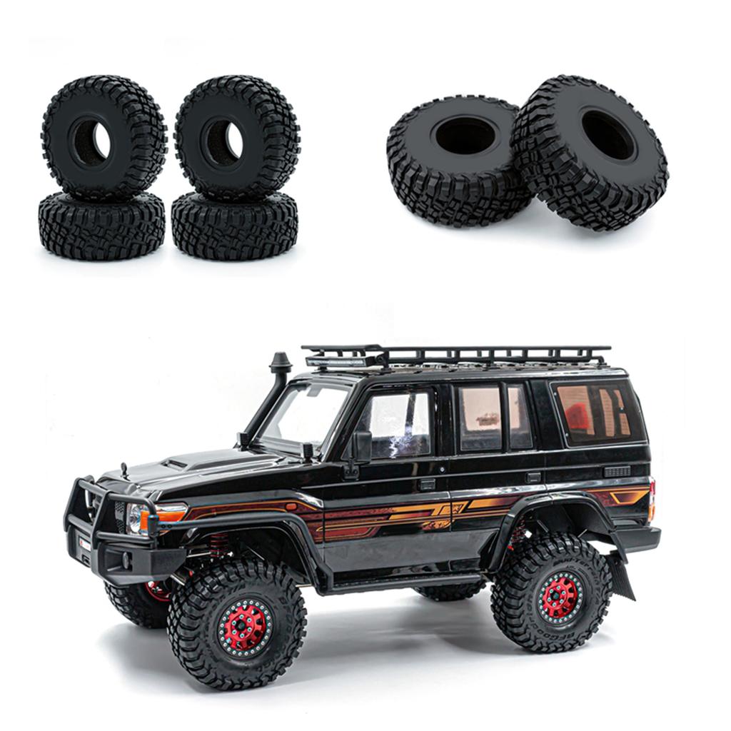 RC Crawler Rubber Tires RC Car Tires 4pcs Replacement for 1/10    al SCX10 90046 SCX10 III  03007  03003 RC Car