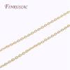 Wholesale Bulk Metal Chains 18K Gold Plated Metal O Shape 2.0MM Thin Chains For DIY Handmade Jewelry Making Accessories