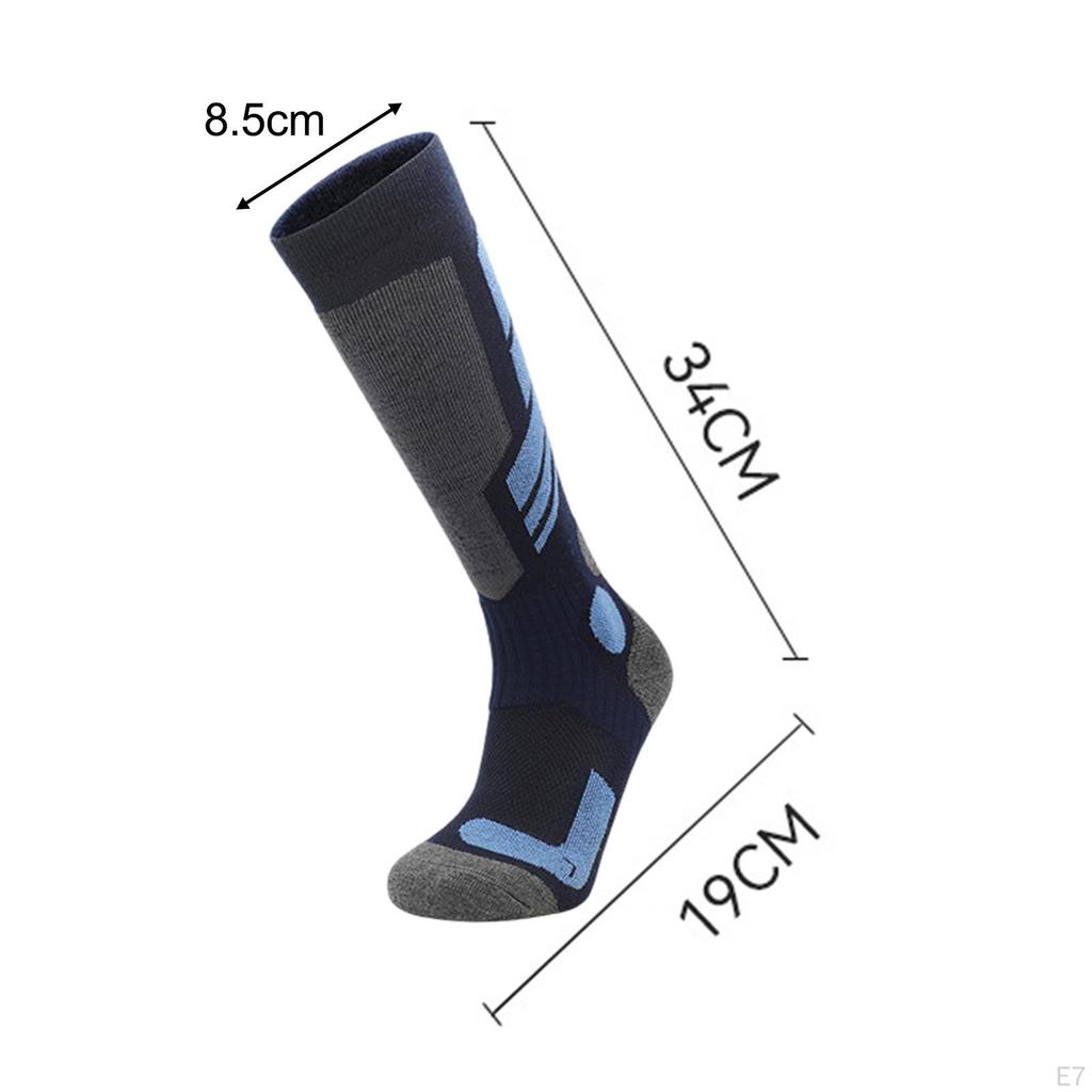 Kids Ski Sock Knee High Socks Winter Warm Thermal Thick Soft Long Tube Snowboard Skating