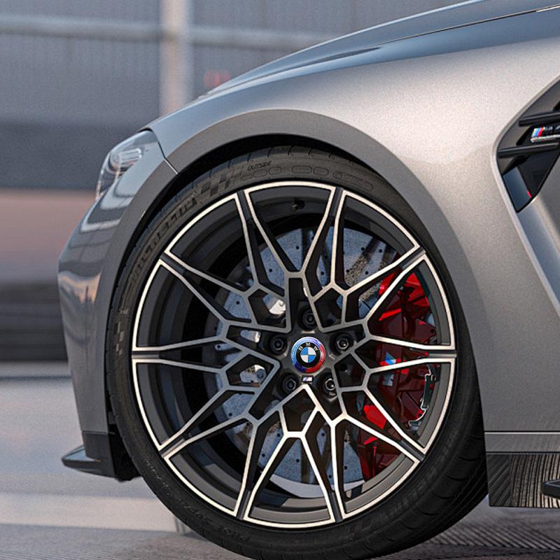 4Pc 56mm+60mm Car Logo Wheel Center Cap Emblem For BMW M Performance E46 E90 E60 F10 E39 F30 E36 F20 E87 E90 E70 Hub Cover Badge