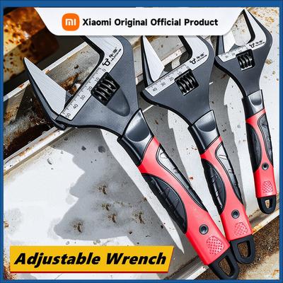 Adjustable Wrench Stainless Steel Universal Spanner Bathroom Wrench Large Open High Quality Plumbing Repair Tool Household