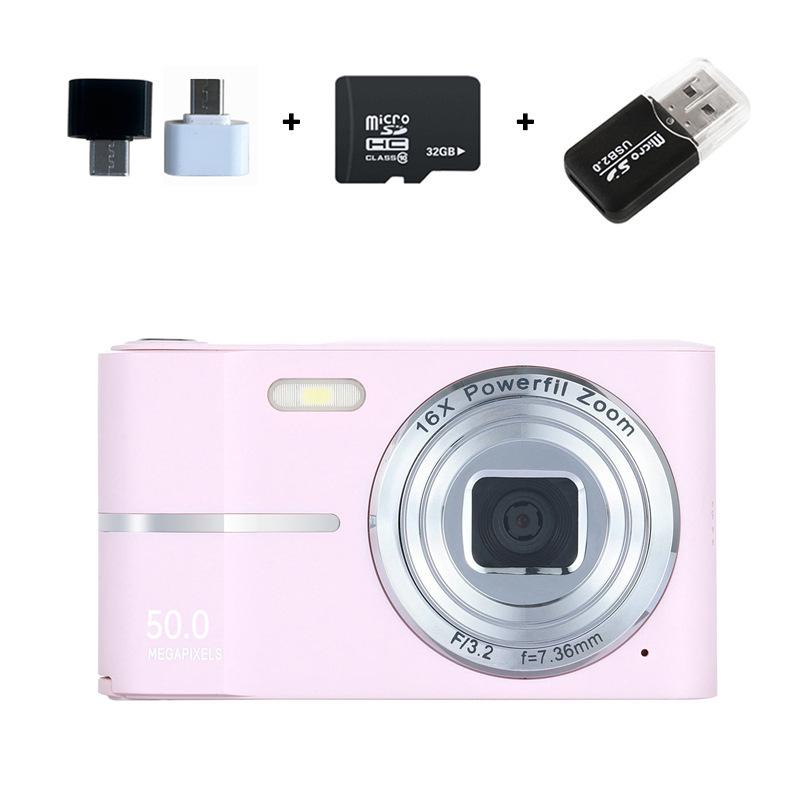High-Resolution CCD Student Mirrorless Camera - Portable Digital Card Camera