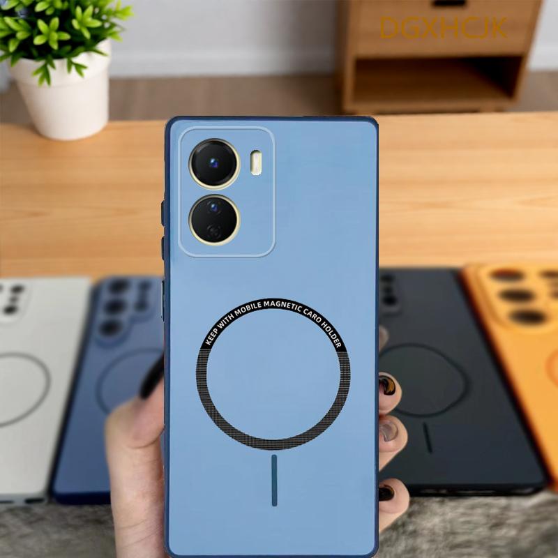 

For Vivo Y16 Case Vivo Y56 Phone Case vivo Y16 4G Cover Vivo Y56 5G Cases Shookproof Color magnetic hard Silicone back cover vivo Y56