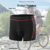 Breathable Mountain Bike Shorts with Sweat-Wicking and Padded Silicone Shock-Absorption