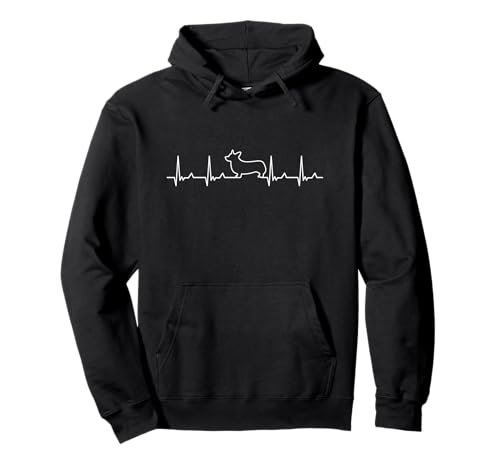 Heartbeat Corgi Welsh Corgi Corgi lover Dog lover Electrocardiogram Dog owner Corgi owner Dog lover Dog Hoodie