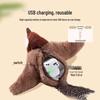 Interactive Plush Bird Cat Toy with Chirping Sounds