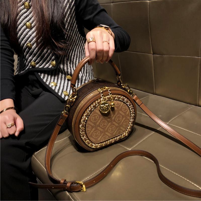 2025 Neue Damen Kleine Runde Umhänge-Mini-Handtasche