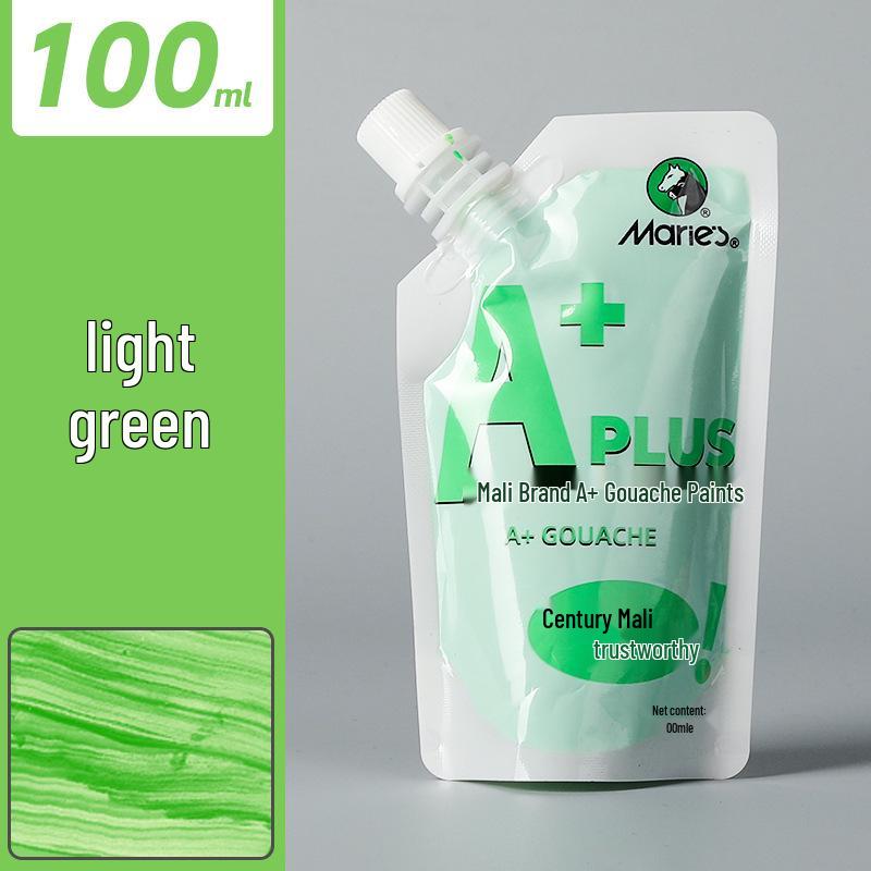 Mali 100ml Washable Gouache Paint Set for Kids - Squeeze & Refill Jelly Pack
