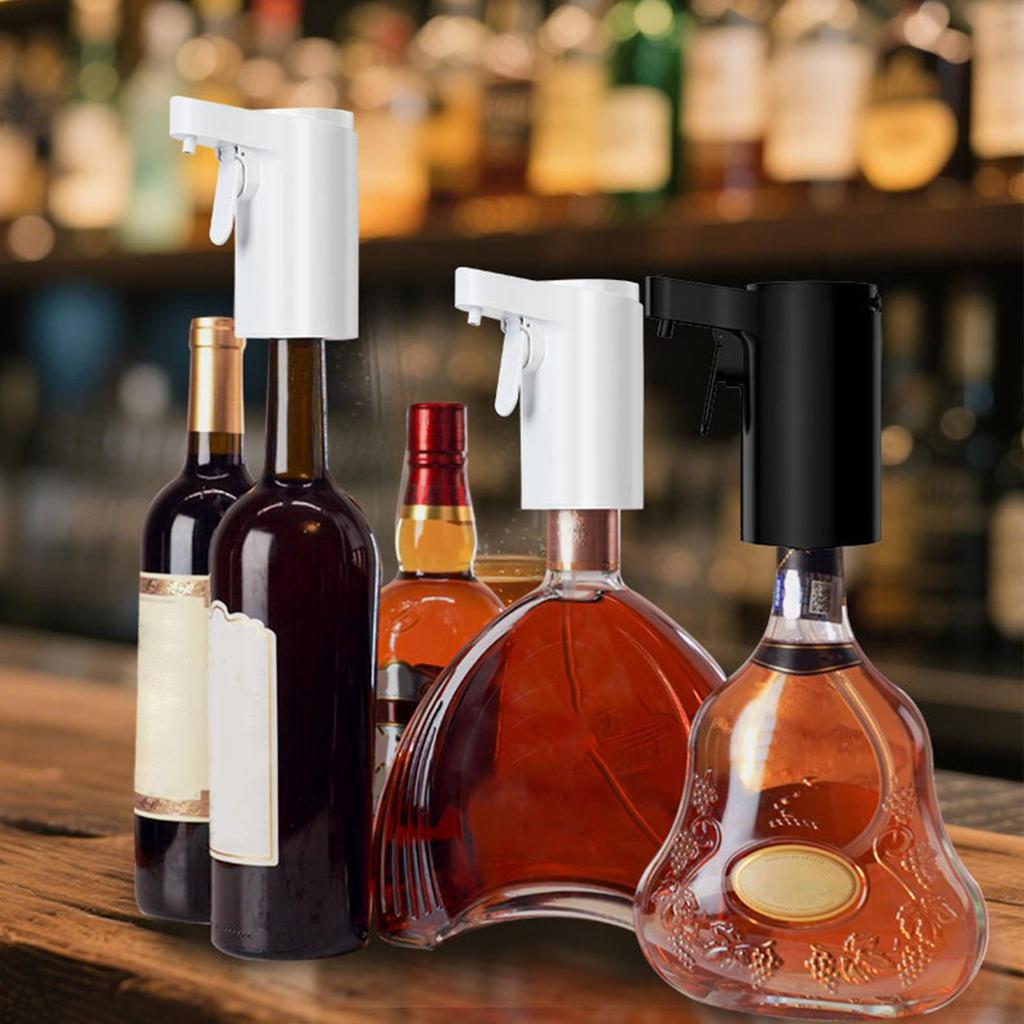 Wine Aerator Smart Decanter Rechargeable Automatic Wine Pourer with Touch Screen for Home Bar Office Travel Camping Party Liquor