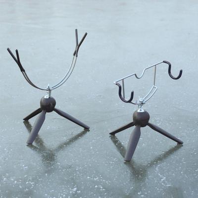 Support de canne à pêche Solide Support de charge réglable Tige de support Pliage vertical en métal Glace
