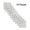 10PCS Waterproof Self‑Sealing Pill Organizer Clear Small Item Storage Bag Zipper Pill Bags  for Home