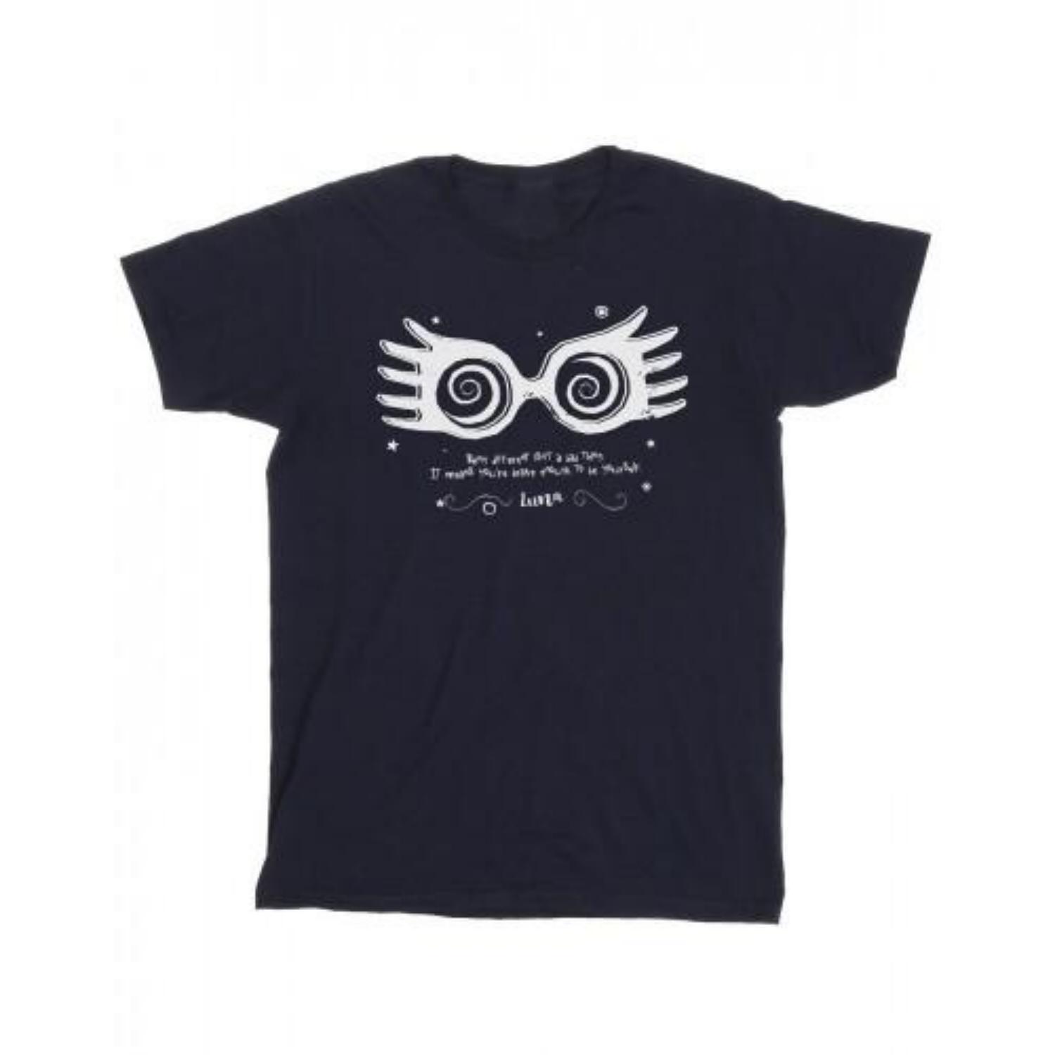 

HARRY POTTER Mens Luna Being Different T-Shirt S чёрный