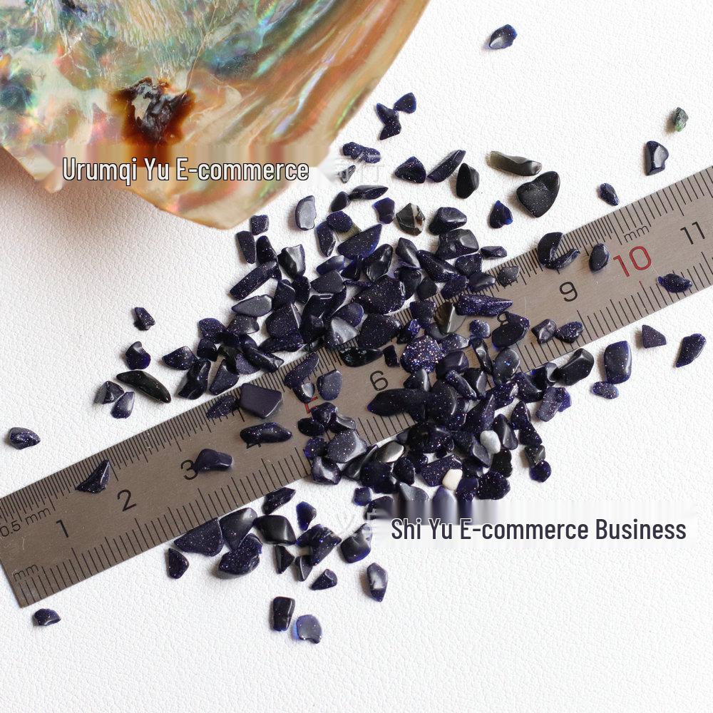 Natural Crystal Pebble Bracelet & Irregular Nail Art Stickers – Jewelry, Decor & Fish Tank Accessories