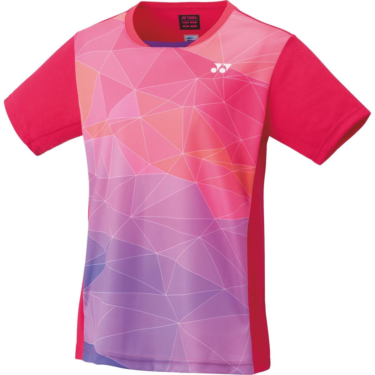 

Yonex Short Sleeve Game Bright Pink Small Women s Shirt, (122)