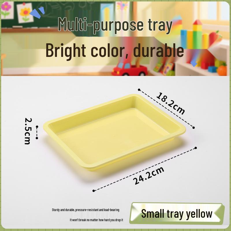 Mehrzweck-Kunststofftablett: Katzentoilette, Aufbewahrung, Malerei & Experimentelle Nutzung für Studenten