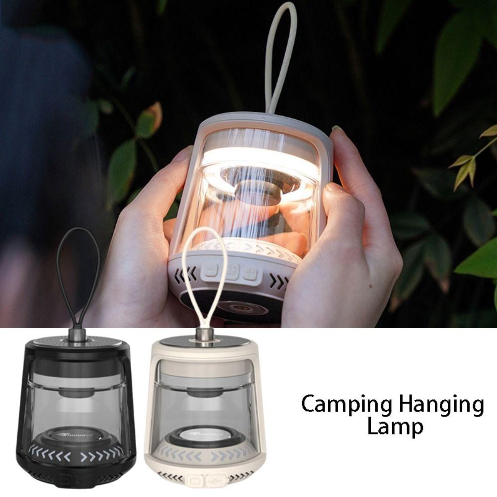 Warm Light Camping Lantern Long Battery Life Rechargeable Camping Hanging Lamp Ultra-Long Battery Ambient Light Camping Light