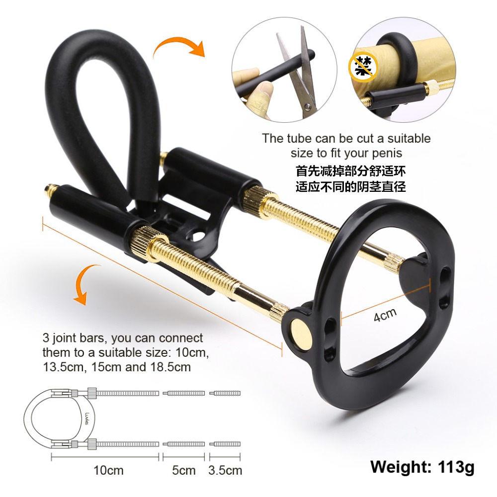 Golden Bracket Exerciser Male Penis Traction Stretching Training Metal Bracket Ding Ding Correction Suit