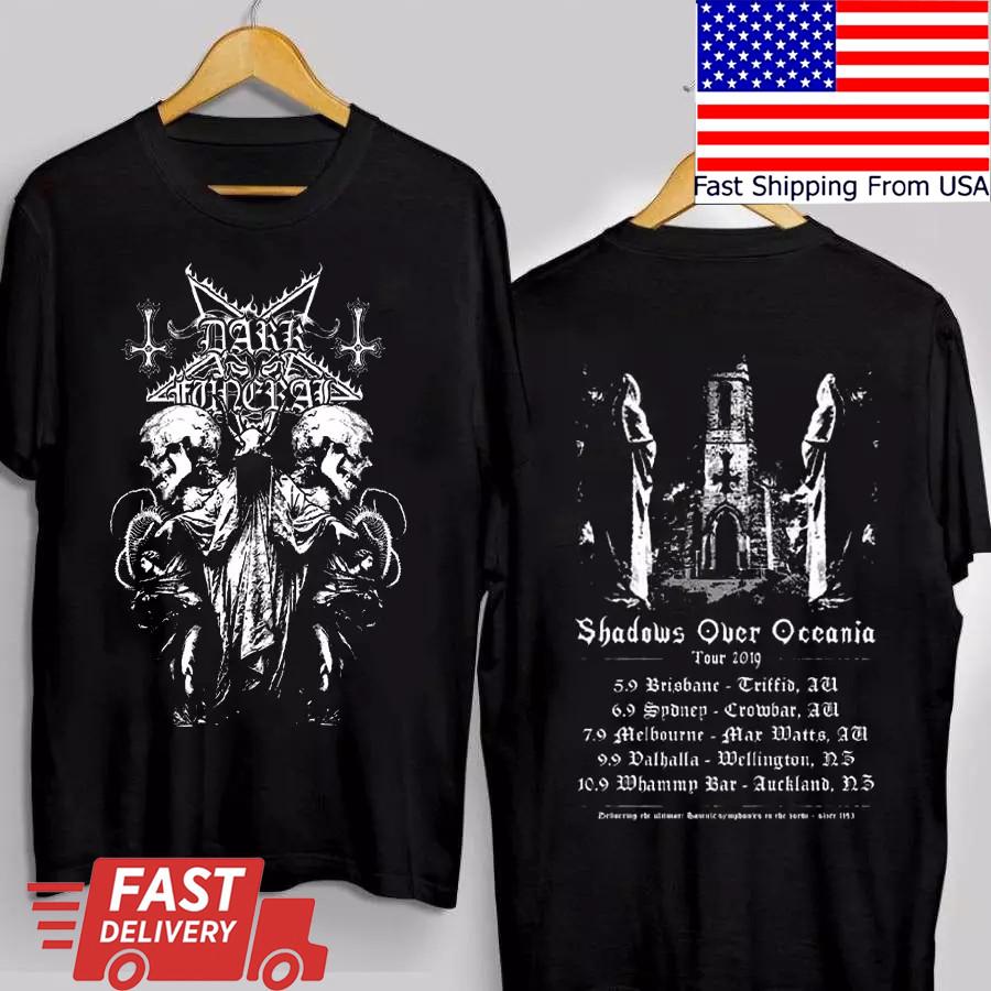 

DARK FUNERAL Australian Tour Band Short Sleeve 2-sides S to 5XL T-shirt Unisex T-Shirt M