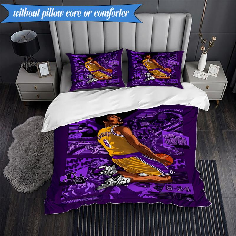 A Basketball Legend 3pcs K-pop Music Group Bedding set,Ideal for Bedroom, Dormitory,Including Duvet Cover And 2pcs Pillowcases,Fan Gifts