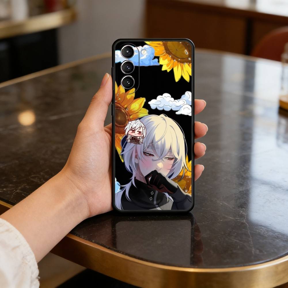 

Game D-Date With Death Phone Case For Samsung S25,24,23,22,30,21,10,9,Ultra,Plus,Lite,FE,4,5 G Soft Black Case Samsung S21fe