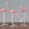 Flamingo Ornaments Artwork Pink Resin Crafts Desktop Decoration Ins Home Office Living Room Decoration Originality Toys Gift