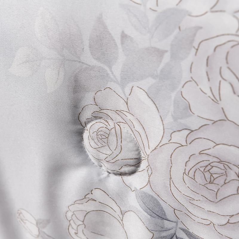 Summer Duvet Smooth Quilt Single/Queen Size Bedspread Skin-friendly Comforter Floral Style Duvets Edredon (No Pillowcase)