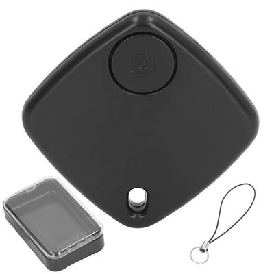 Black Smart Portable Keys Finder Anti Loss IP67 Waterproof Item Locator Bluetooth Tracking Device