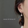 2024 High-End Pearl Stud Earrings: 925 Sterling Silver, Light Luxury Women's Accessory