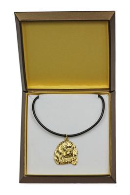 Cavalier King Charles Spaniel - Dog Necklace In Gift Box, Gold-plated Pendant for Dog Fan, Striking Jewellery by