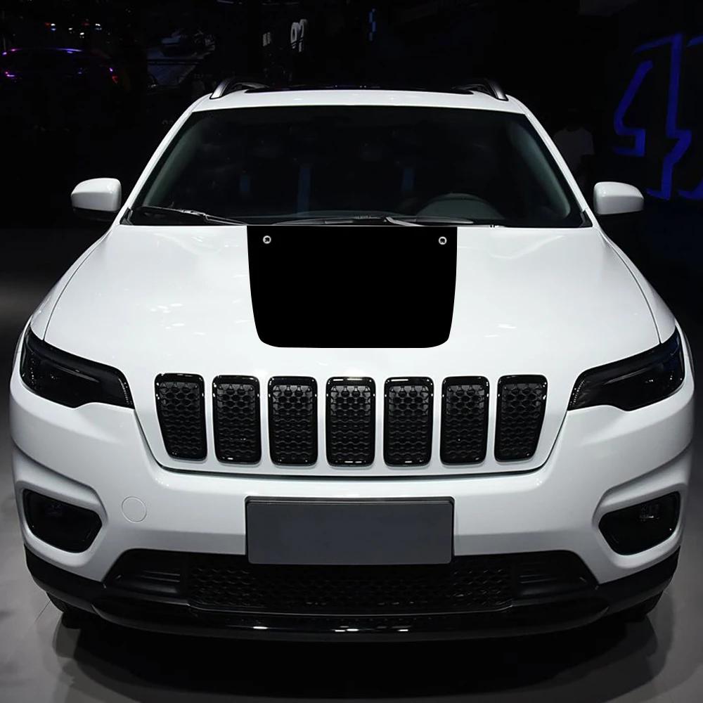 Car Engine Hood Sticker For Jeep Cherokee 2019-2026 Latitude Limited Bonnet Vinyl Decal Auto Body Decoration Decal Accessories