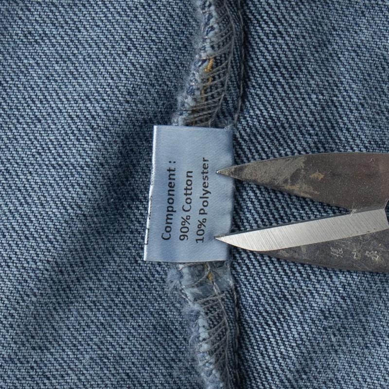 Womens Relaxed Fit Denim Jacket In Deep Blue Collar Style Long Sleeve Casual Korean-Japanese Inspired Outerwear