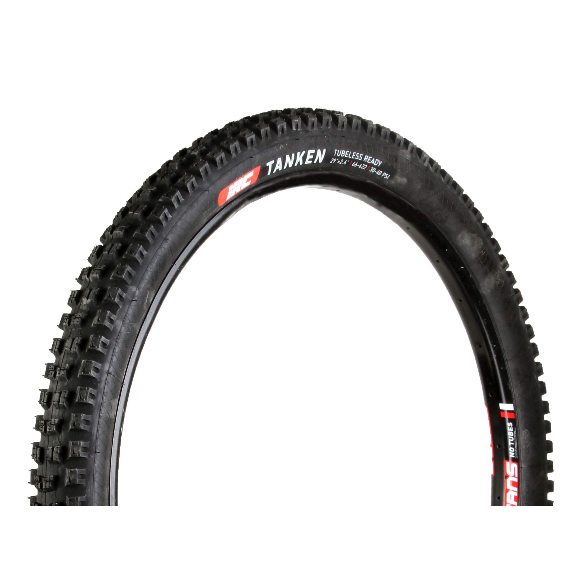 

Шина IRC велосипедна шина TANKEN TUBELESS READY 700 66C 190580 × (29 × 2,6) чорний