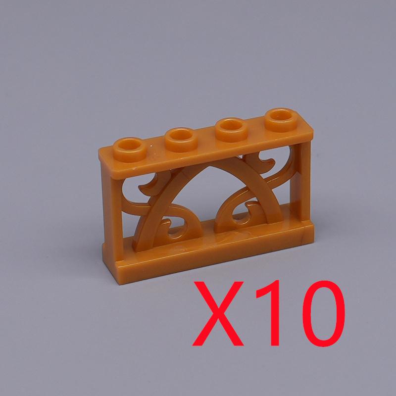 MOC City Architecture Building Blocks Basic Accessories Fences Stairs Houses Gardens Tree Trunks Bricks Compatible Toy Gift X031