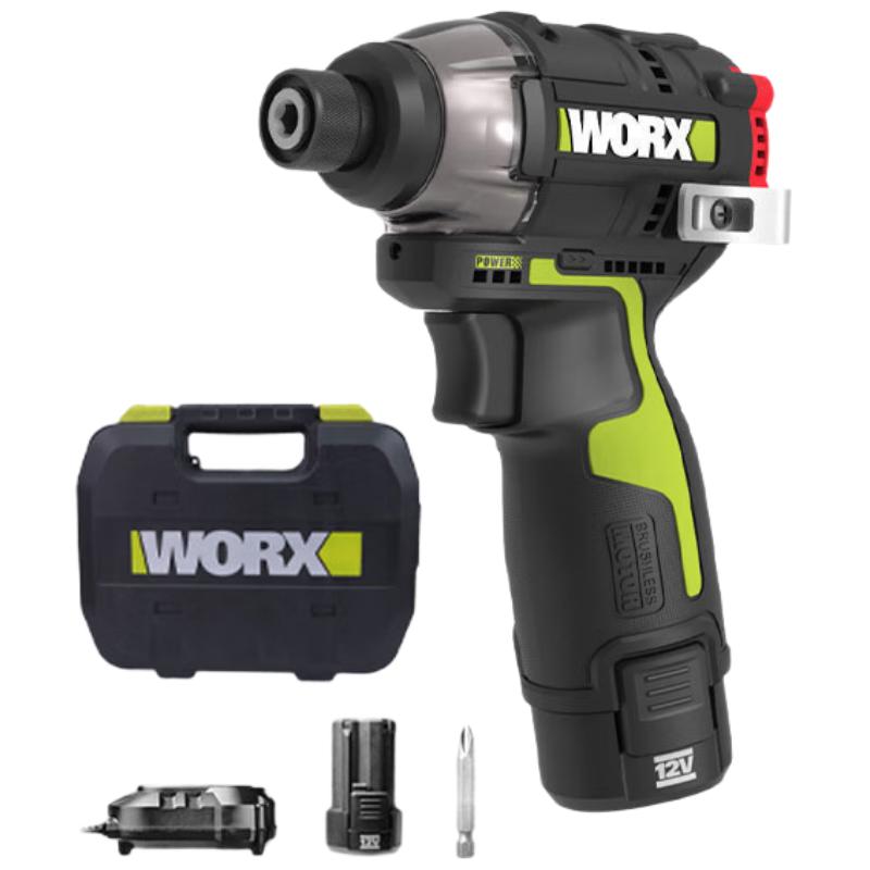 Worx 12V bezvadu bezsuku trieciena skrūvgriezis
