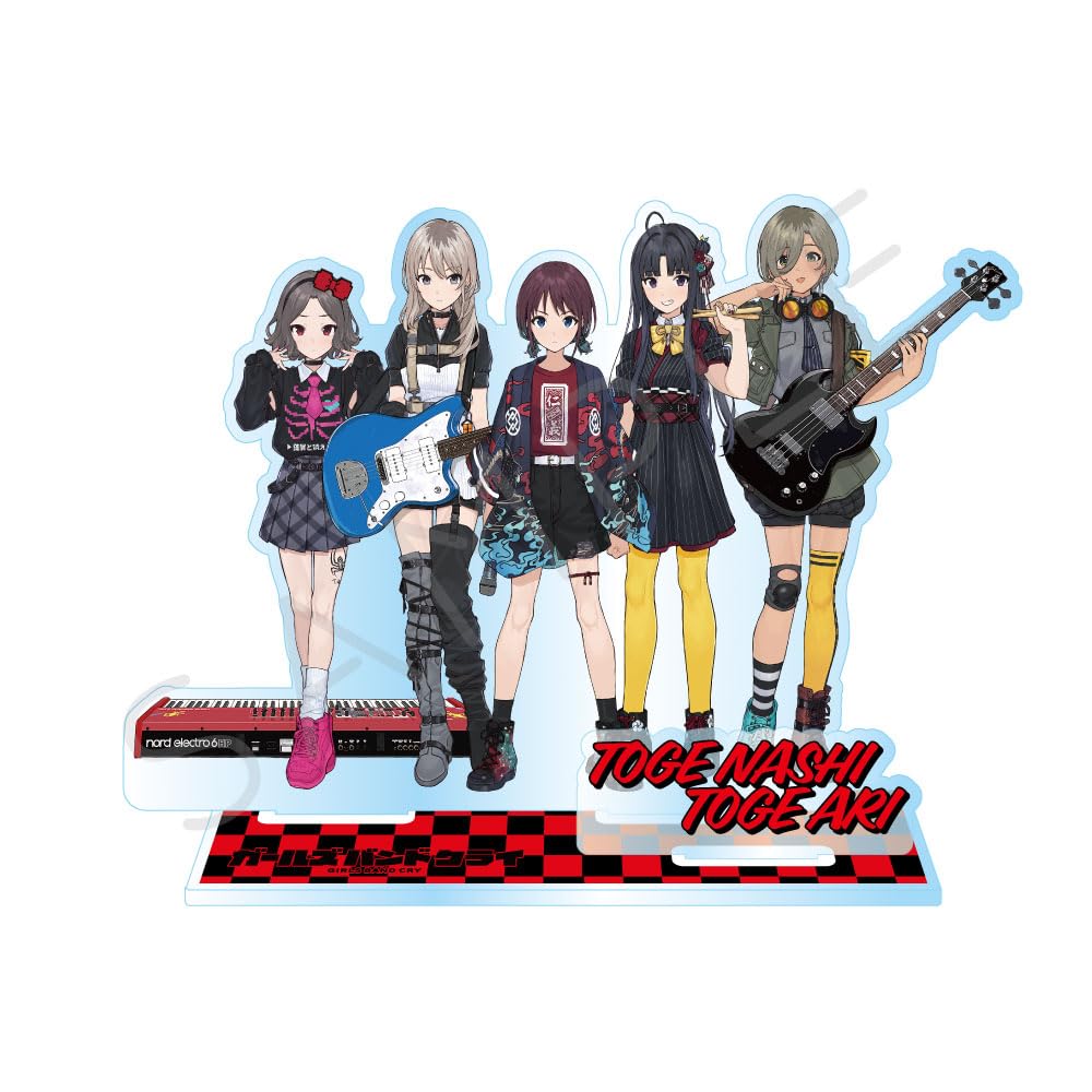 TV Anime Band 3rd Edition Big Acrylic Stand YJ "Girls Cry" [Thornless Togeari]