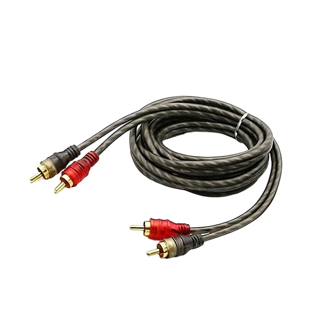 Professional Stereo Amplifier Sound Cable 2 Male To 2 Male Amplifier Cable Sound Cord for Car Speaker Accessories