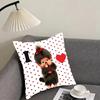 MMonchhichi Cute Cushion Cover Pillowcase Ultra Soft Skin Friendly Fabric Cloud Like Comfort Concealed Zipper