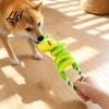 Indoor Fetch Games for Dogs Squeaky Dog Toy with Pull Rope, Plush Tug of War Toy, Safe Chew Toys Spiral Animal Interactive Small Medium Large
