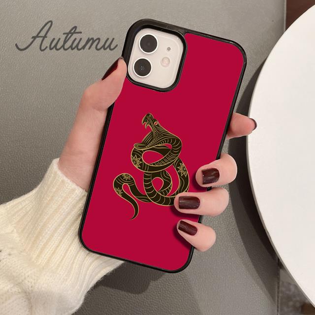 Custodia per telefono SENZA CUCITURE ZODIACO CINESE per iPhone 11 12 13 14 Pro Max mini XR XS SE 2020 7 8 Plus Samsung Galaxy S21 S22 shell