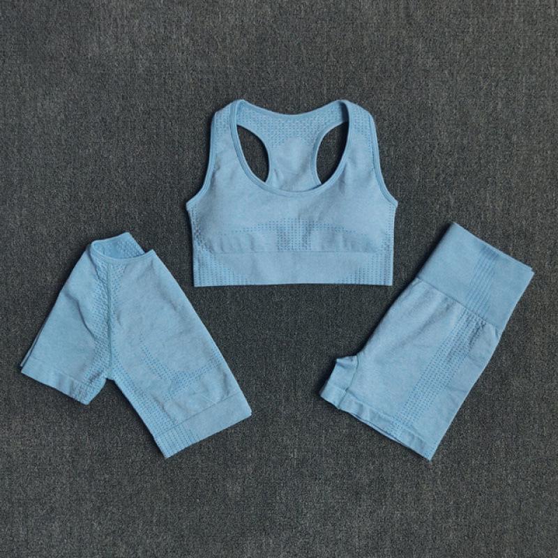 Seamless Women's Yoga Set: 2/3/5PCS Workout Sportswear