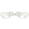 1 Pair Car Headlight Lens Cover Clear Headlight Lens Housing Replacement for Benz E Class W211 E280