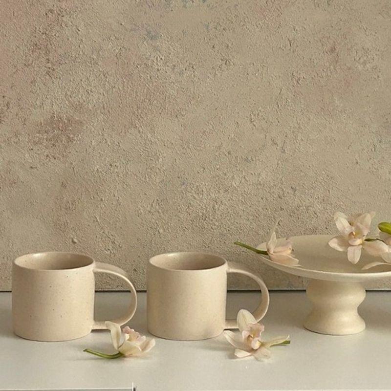 Elegant Table [Gift Set] Zen Matte Mug 1p Gift Set 2 Color Matte Premium Cup Friend Gift