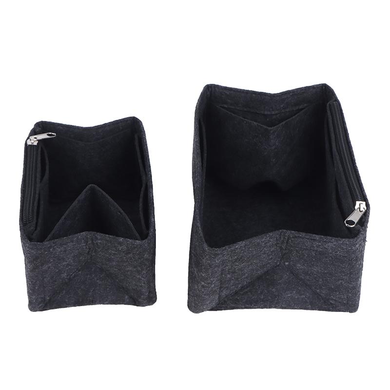 Felt Purse Organizer With Compartments Padded Cosmetic Bag Portable Handbag Removable Organizer Liner Women Suitable For Travel