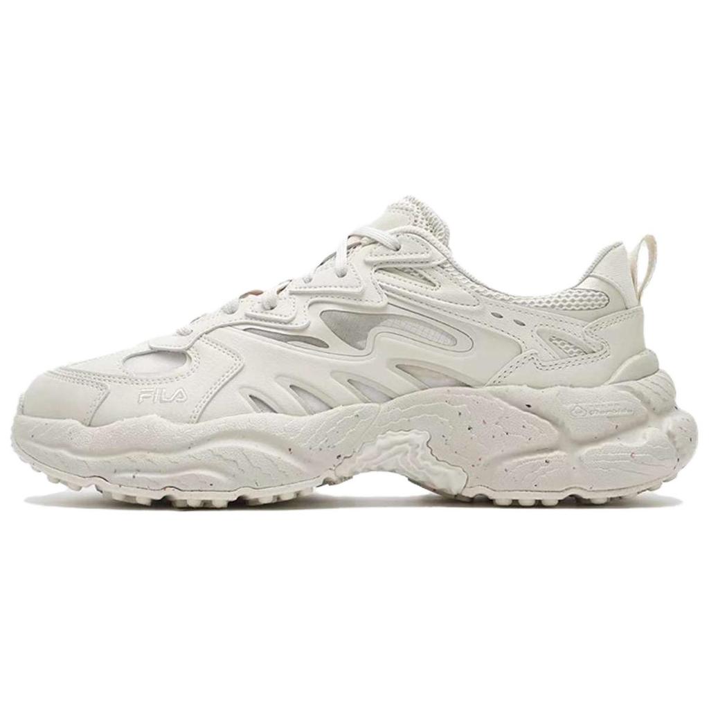New FILA Fern Cushioning Abrasion Resistant Support Low top Chunky Sneakers Men's White Gray F12M421106FBI