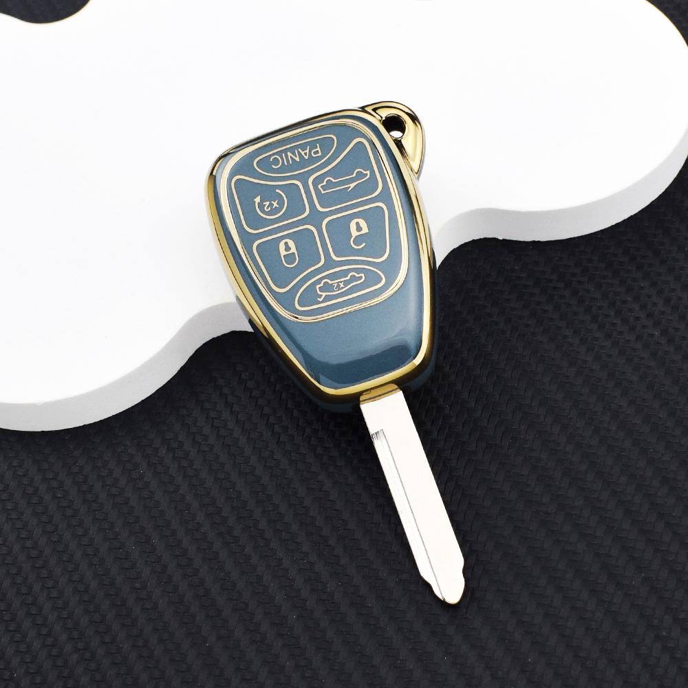 New Anti-Scratch Soft TPU Car Key Case Cover for Chrysler 300/PT Cruiser/Sebring Dodge Caliber/Nitro/Jcuv Jeep Compass/Liberty