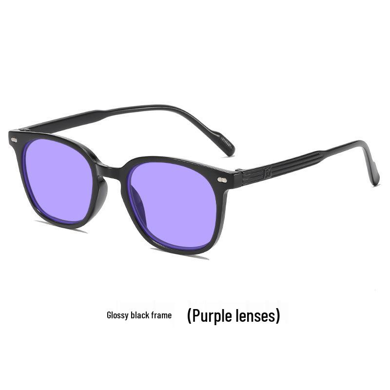 Unisex Retro Night Vision Yellow Goggles - Anti-Blue Light Full Frame for Phones & Gaming