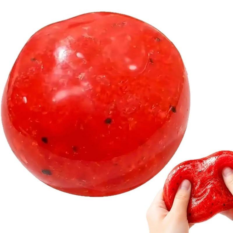Handmade Watermelon Potato Slushy Squishy Toy Soft Slow Rebound Stress Relief Squeeze Toy Realistic Fruit Simulation Model Gift