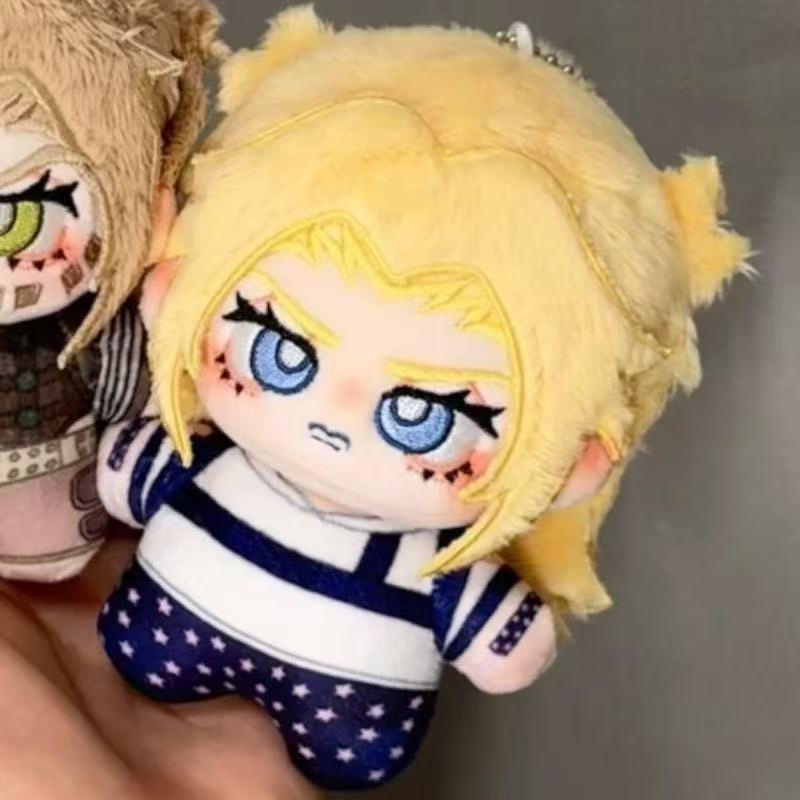10CM Anime JoJo's Bizarre Adventure Jolyne Cujoh Kakyoin Tenmei Plush Keychain Pendant Cotton Plushie Kids Christmas Gifts