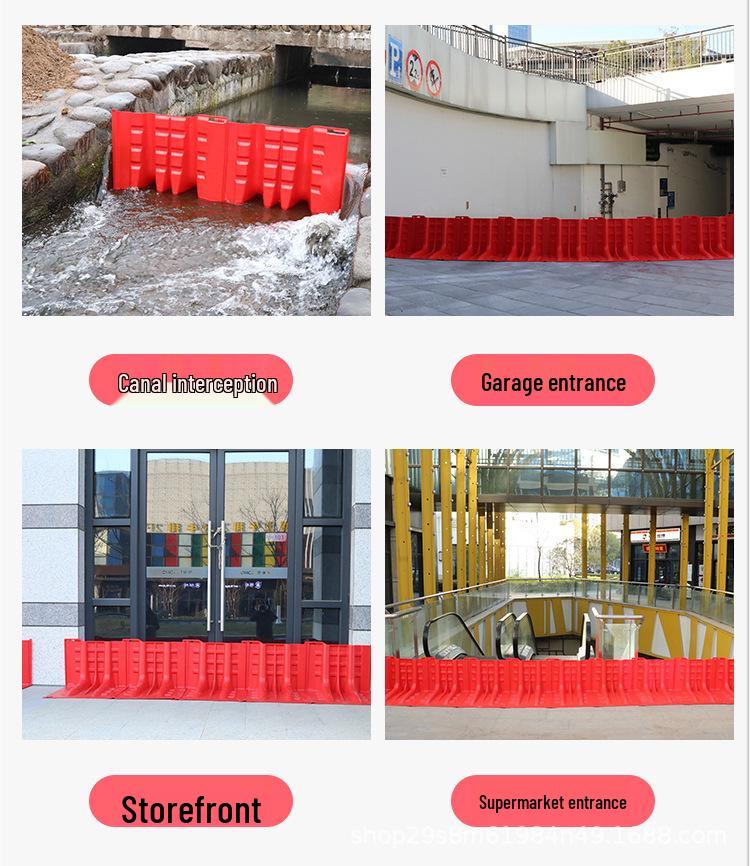 ABS L-Shaped Floodgate: Waterproof Barrier for Shop Entrances and Underground Garage Access